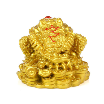 Mythstone FengShui Wealth Lucky Frog Decoration