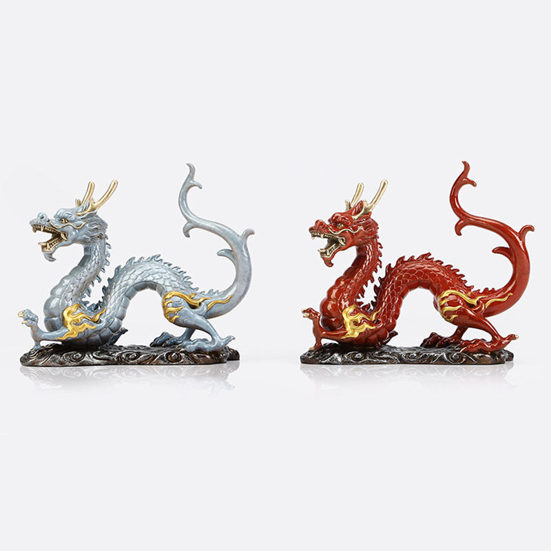 Mythstone Year Of The Dragon Copper Success Home Decoration