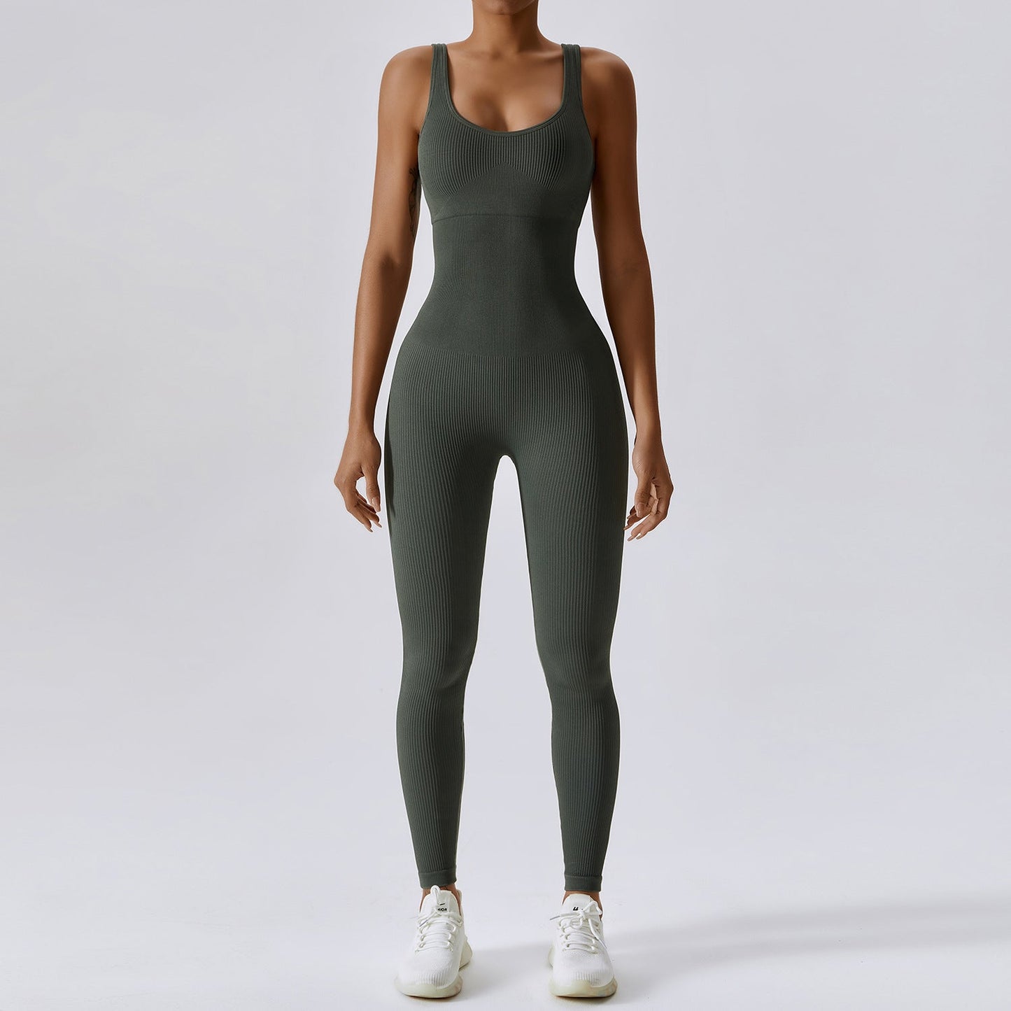 Mythstone Seamless High Stretch Jumpsuit Sports Fitness Yoga Women Bodysuit