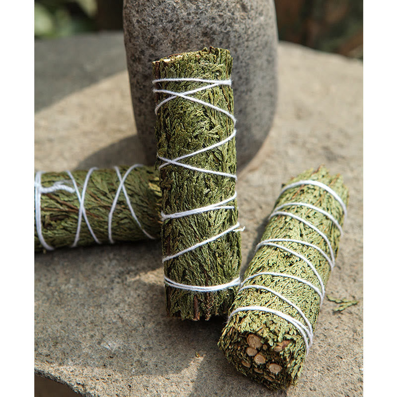 Mythstone Cedar Smudge Stick for Home Cleansing Incense Meditation and Rituals Cedar Sticks Incense Wands