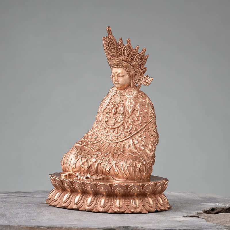 Mythstone Shakyamuni Figurine Compassion Handmade Copper Statue Decoration