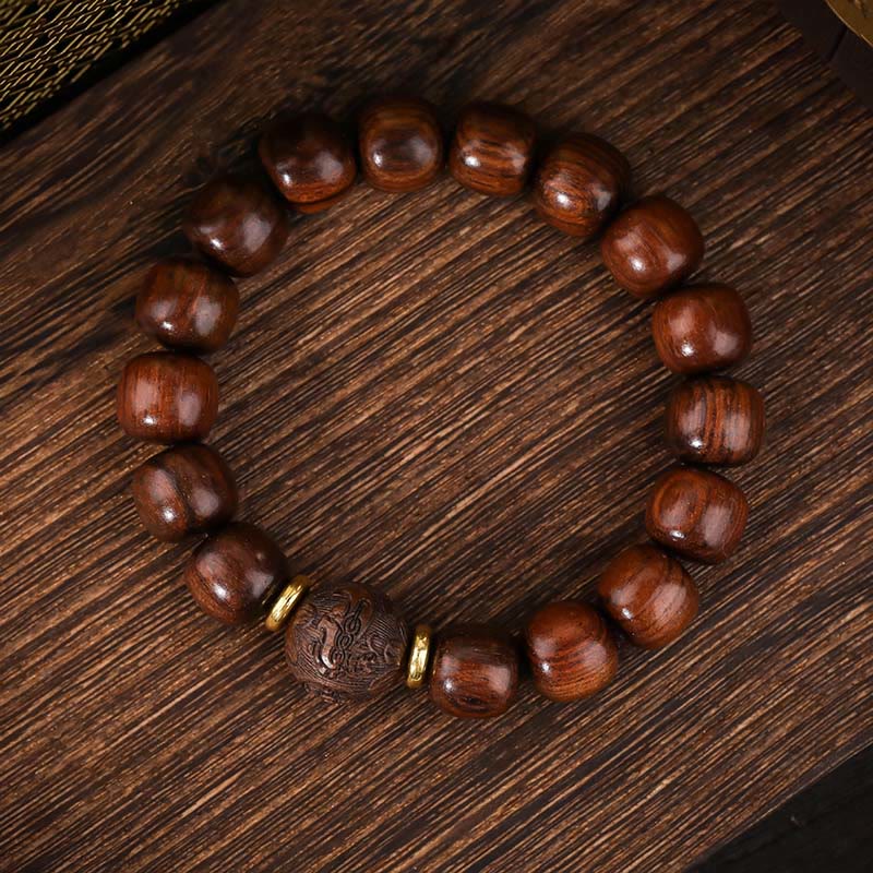 Mythstone Natural Rosewood Compassion Bracelet