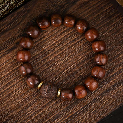 Mythstone Natural Rosewood Compassion Bracelet