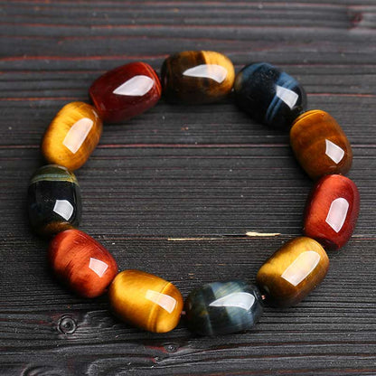 Mythstone Natural Tiger Eye Healing Protection Bracelet