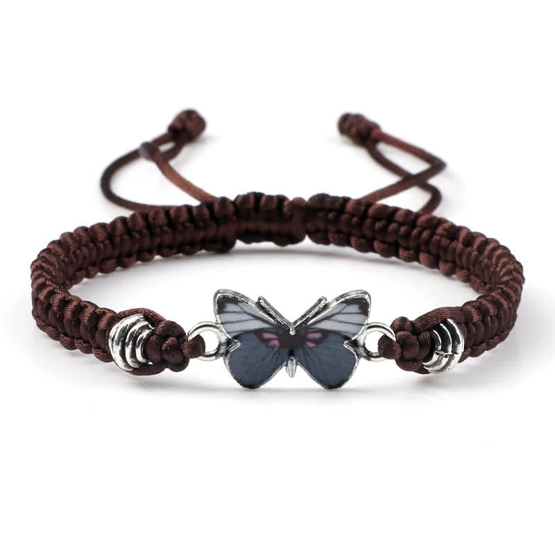 Pulsera con dije de mariposa y amor por la libertad de Mythstone