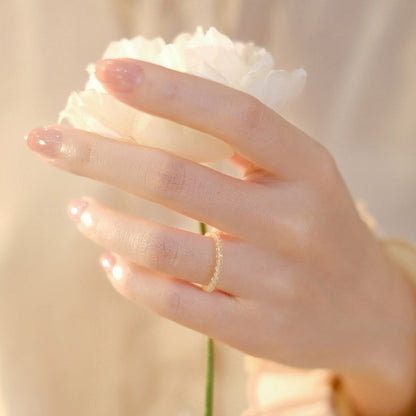 Mythstone Natural Citrine Happiness Prosperity Ring