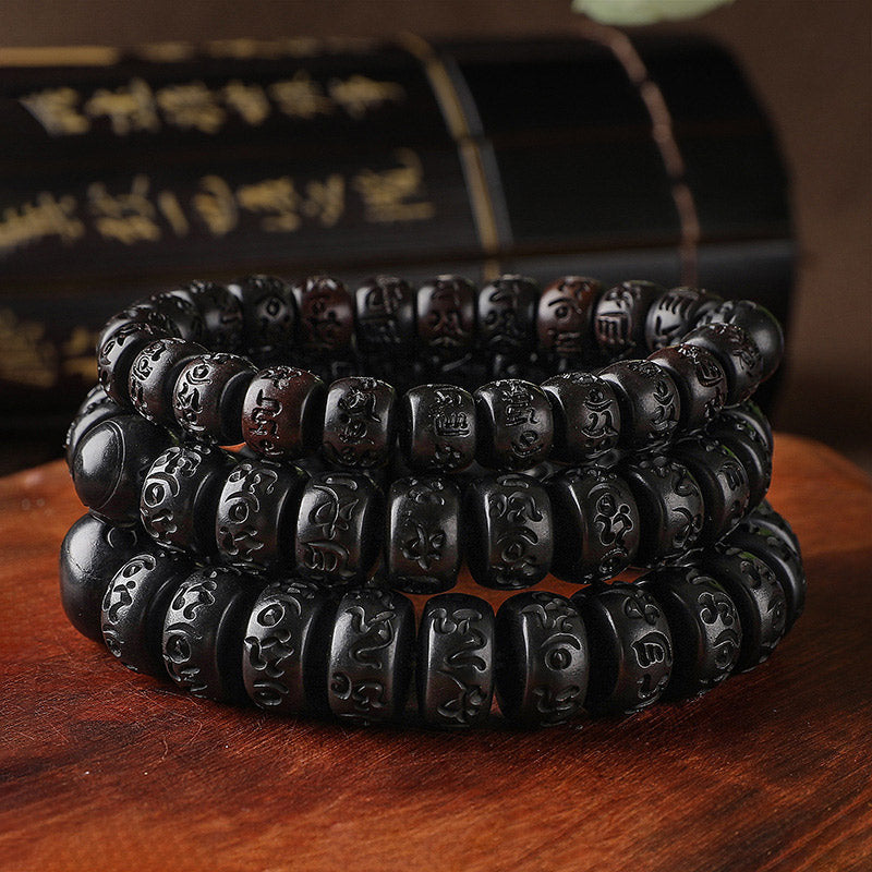 MythStone Tibetan Lightning Strike Wood Protection Bracelet