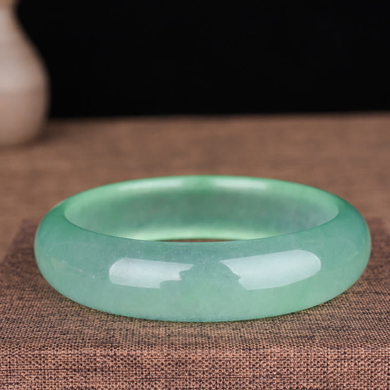 Pulsera de jade natural Mythstone para la suerte, la curación y la prosperidad