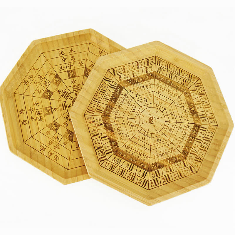 Mythstone Feng Shui Bamboo Bagua Map Harmony Energy Map