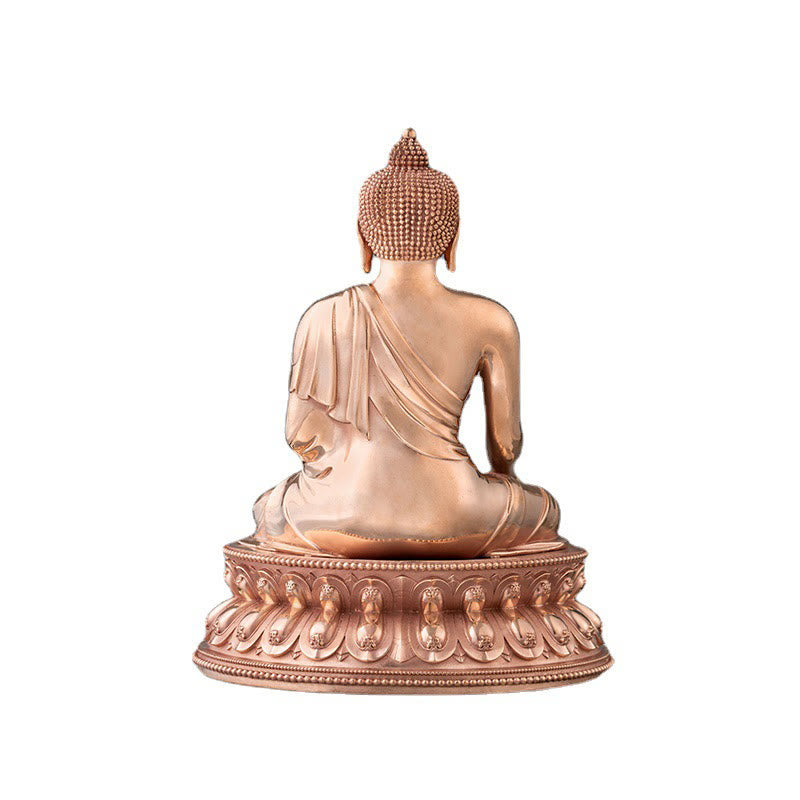 Mythstone Gautama Shakyamuni Buddha Figurine Serenity Copper Statue Home Decoration