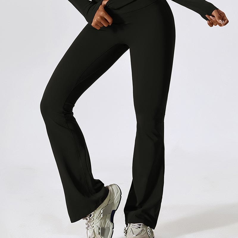 Pantalones acampanados de cintura alta Mythstone para deportes, fitness y yoga 