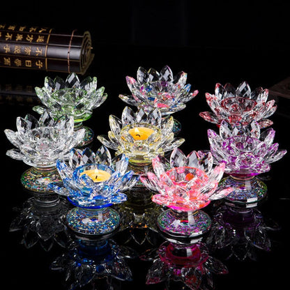 Mythstone Tibetan Lotus Candlestick Ornament