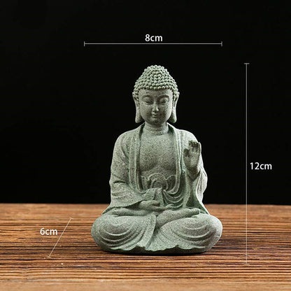 Mythstone Tibetan Meditation Contemplation Buddha Serenity Compassion Statue Figurine Decoration