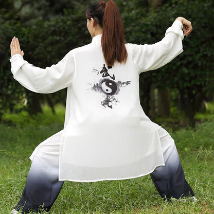 Mythstone 3Pcs Yin Yang Tree Tai Chi Spiritual Zen Practice Meditation Prayer Uniform Unisex Clothing Set