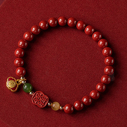 Mythstone Cinnabar Happiness Calm Bracelet