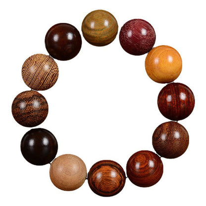 Mythstone Multicolored Sandalwood Protection Healing Bracelet