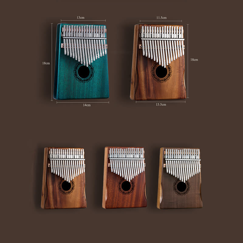 Mythstone Kalimba 17 Keys Thumb Piano Mahogany Wood Acacia Walnut Portable Finger Piano