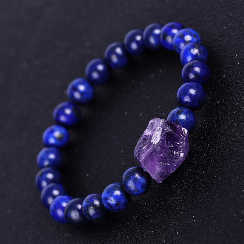 Pulsera de protección con piedra de ojo de tigre tibetano Mythstone