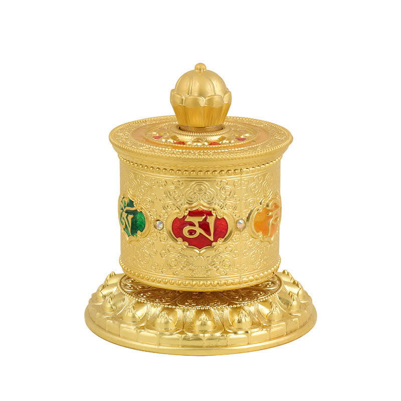 Mythstone Tibetan Blessing Prayer Wheel Car Decoration