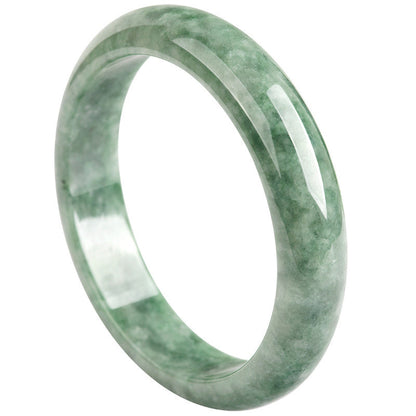 Mythstone Natural Jade Luck Wealth Bangle Bracelet