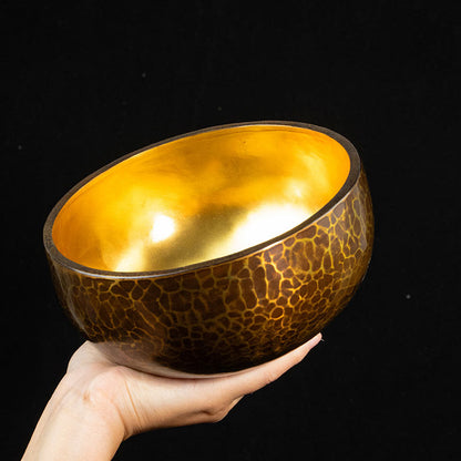 Mythstone Tibetan Meditation Sound Bowl Handcrafted Healing Yoga Mindfulness Singing Bowl Set