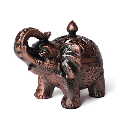 Mythstone Elephant Alloy Incense Holder Home Decoration Incense Burner