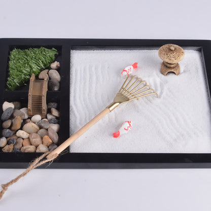 Mythstone Koi Fish Small Bridge Calm Peace Meditation Zen Garden Decoration