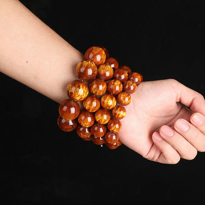 Mythstone Golden Sea Willow Success Positive Bracelet Mala