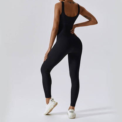 Mythstone Seamless High Stretch Jumpsuit Sports Fitness Yoga Women Bodysuit