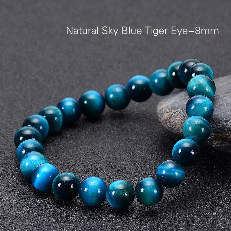 Mythstone Blue Tiger Eye Protection Bracelet