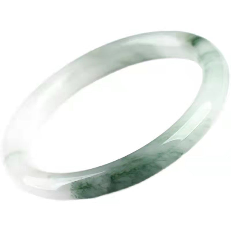 Mythstone Natural Jade Abundance Protection Bracelet Bangle