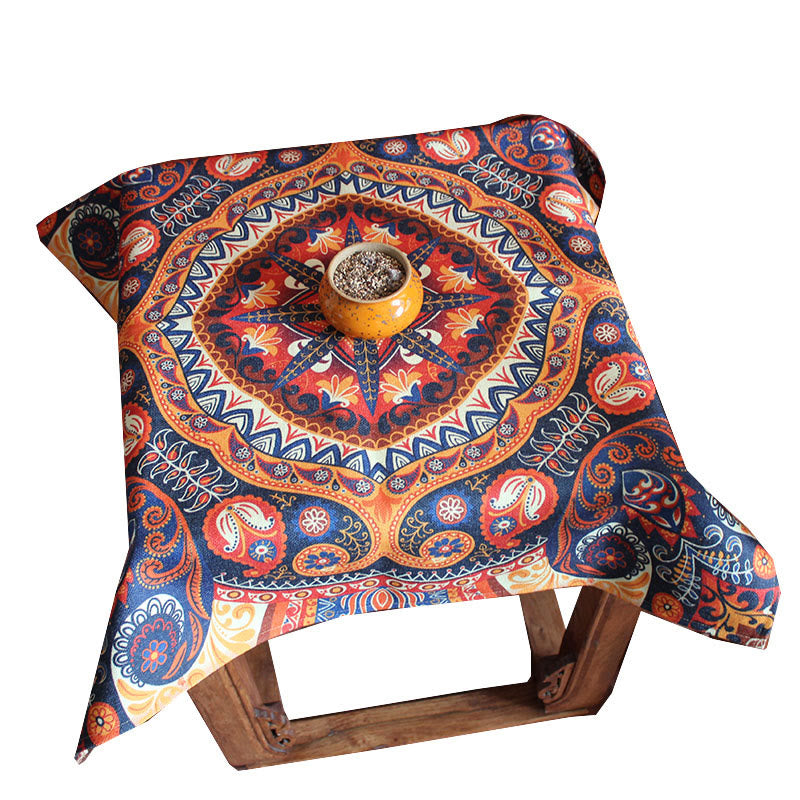 Mythstone Boho Mandala Tablecloth Home Table Cover Decor