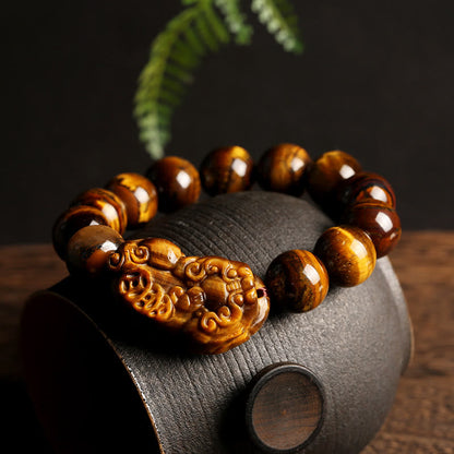 Mythstone Natural Tiger Eye Wealth Bracelet