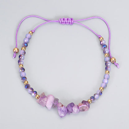 Mythstone Amethyst Purify Knit Bracelet