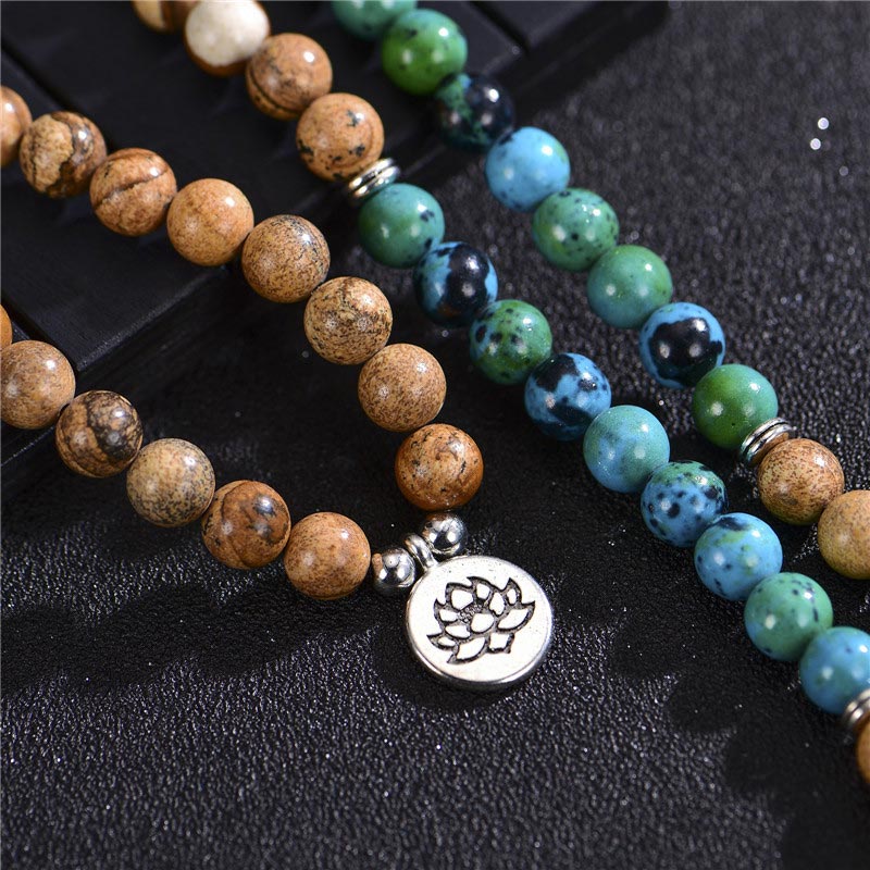 Mythstone 108 Meditation Healing Multilayer Mala