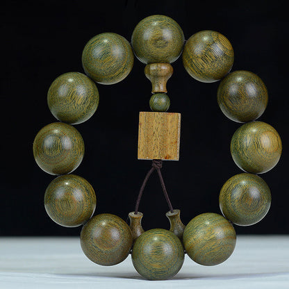 Mythstone Tibetan Green Sandalwood Cure Bracelet