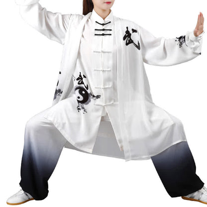 Mythstone 3Pcs Yin Yang Tree Tai Chi Spiritual Zen Practice Meditation Prayer Uniform Unisex Clothing Set