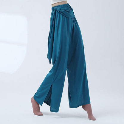 Mythstone Retro Loose Wide Leg Pants Casual Dance Women's Yoga Pants