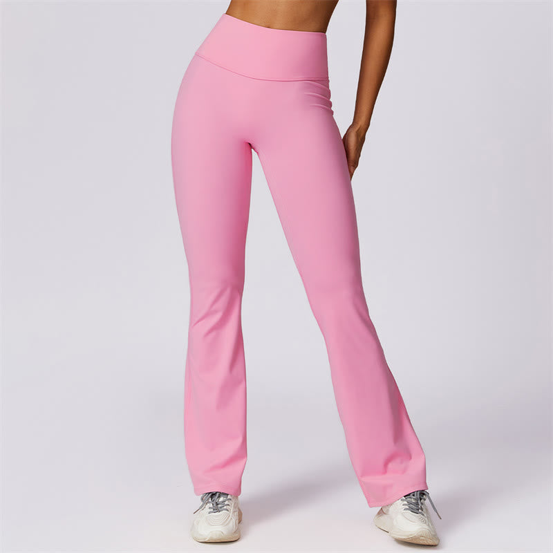 Pantalones acampanados de cintura alta Mythstone para deportes, fitness y yoga 