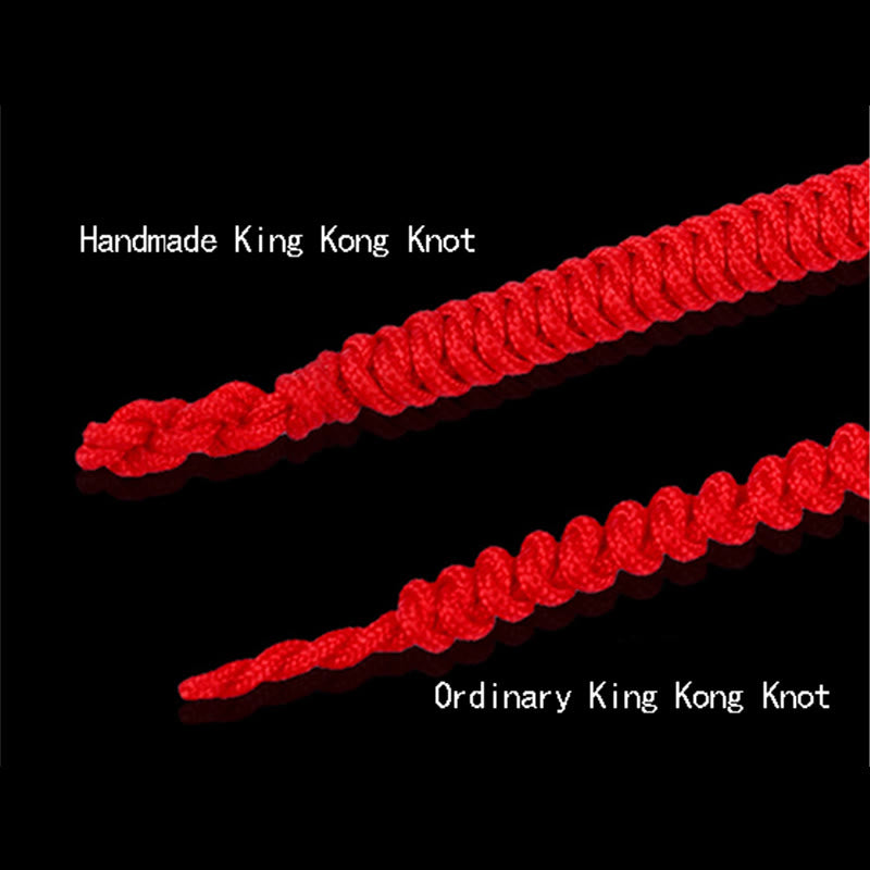 MythStone Tibetan Handmade Multicolored Thread King Kong Knot Strength Braid String Bracelet