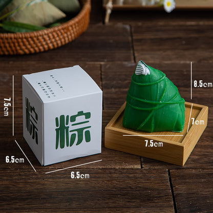 Mythstone Dragon Boat Festival Zongzi Pattern Scented Candle Gift For Family Friends