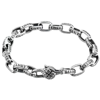 Mythstone 925 Sterling Silver Six True Words Wisdom Calm Bracelet