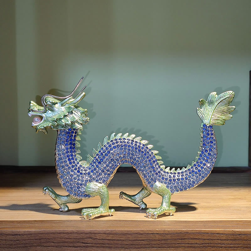 Mythstone Handmade Feng Shui Dragon Luck Success Home Decoration