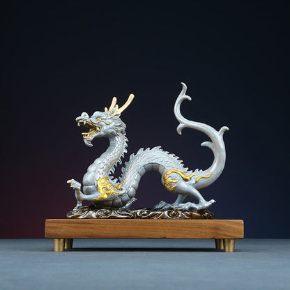 Mythstone Year Of The Dragon Copper Success Home Decoration