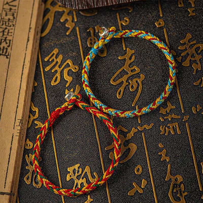 Mythstones "May you be good fortune and success" Lucky Multicolored Bracelet