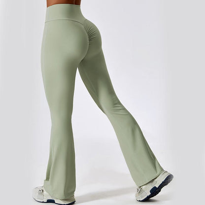 Pantalones acampanados de cintura alta Mythstone para deportes, fitness y yoga 