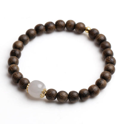 Mythstone Agarwood Jade Strength Calm Bracelet