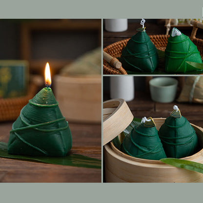 Mythstone Dragon Boat Festival Zongzi Pattern Scented Candle Gift For Family Friends