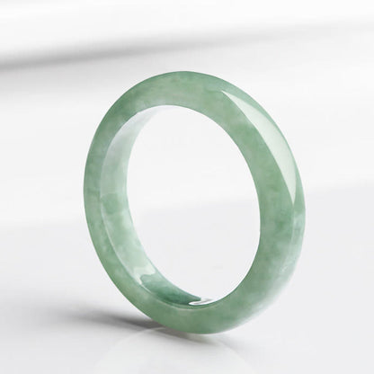 Anillo de prosperidad y abundancia de jade natural Mythstone 