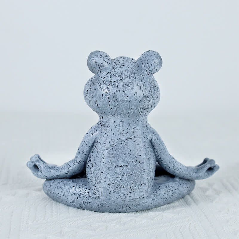 Mythstone Meditating Zen Dog Cat Frog Decoration